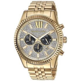 Men’s Gold-Tone Lexington Chronograph Watch MK8494